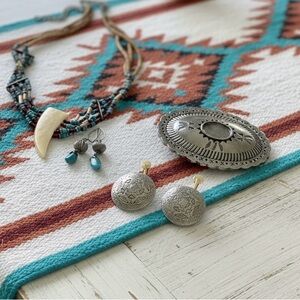 Native American Jewelry Bundle: Turquoise & Silver